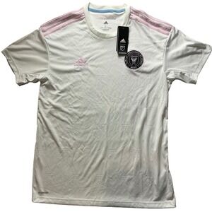 Adidas Men's White Aeroready Shirt Inter Miami Authentic Soccer Size L